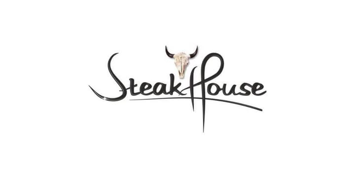 Logo SteakHouse - rukopisný nápis