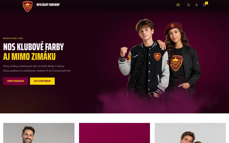 E-shop Oficiálny fanshop HK Dukla Trenčín