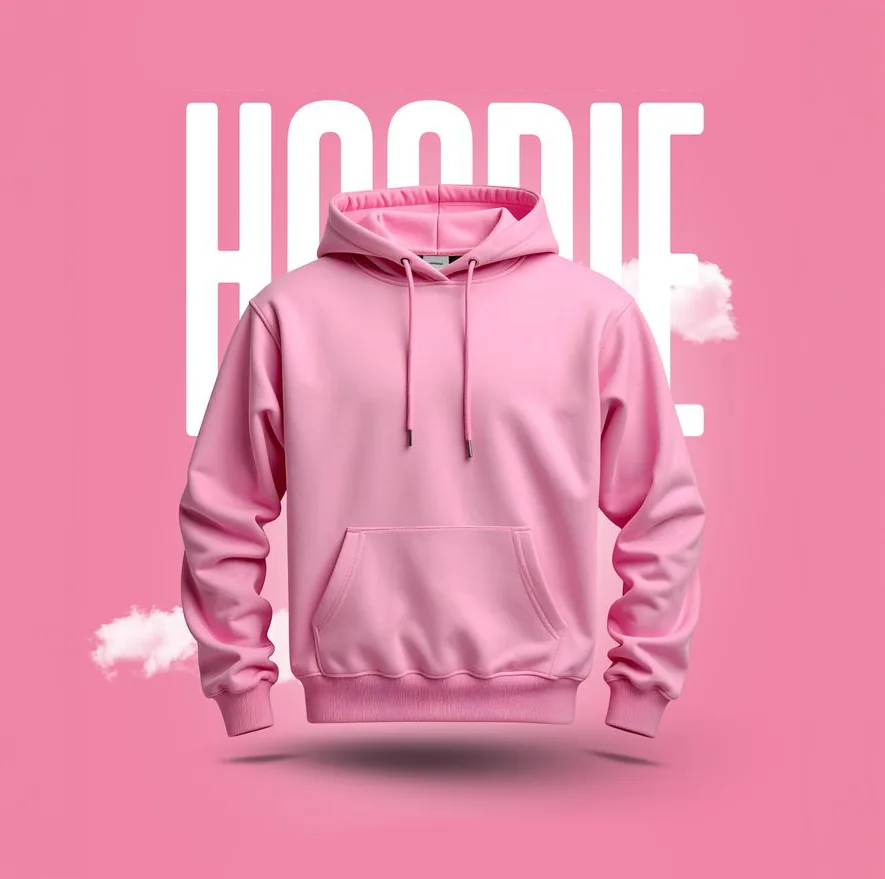 Mikina s kapucňou s potlačou